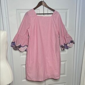 Talbots Pink Striped Blouse